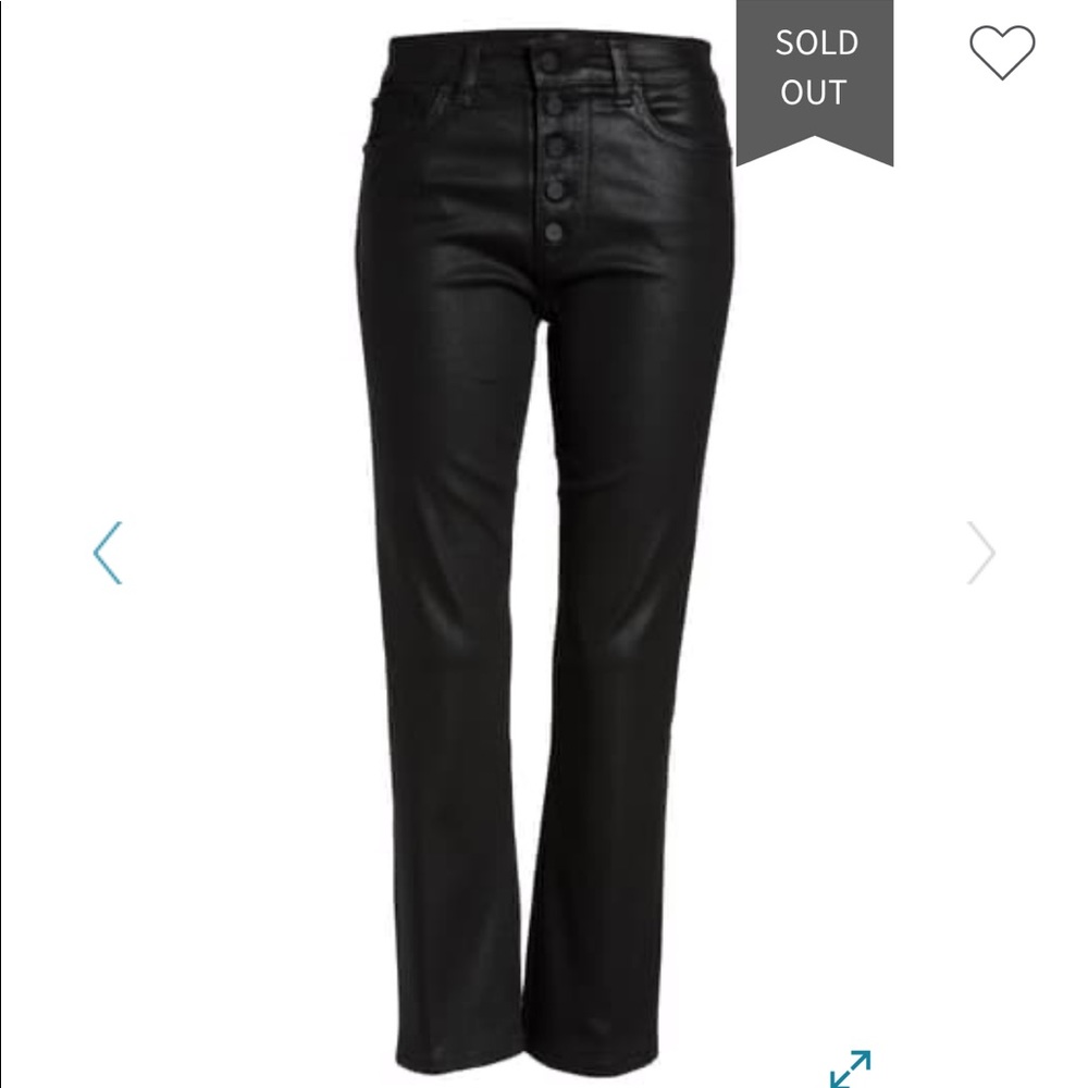 Joe's Jeans High Rise Bootcut Cropped Jean Black